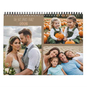 Aangepaste fotokalender – Foto's van een hele pagi Kalender
