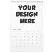 Aangepaste fotokalender – Gepersonaliseerd Familie Kalender (Mar 2026)