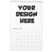 Aangepaste fotokalender – Gepersonaliseerd Familie Kalender (Feb 2026)