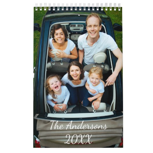 Aangepaste fotokalender kalender (Hoes)
