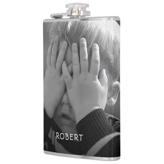 Aangepaste fotokolf heupfles (Links)