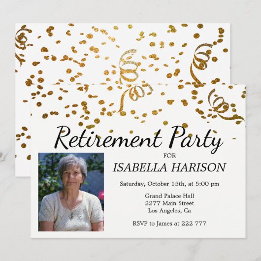 Aangepaste fotokorting kaart (Voorkant / Achterkant)