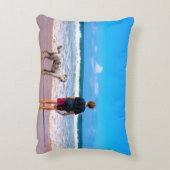 Aangepaste fotokussen Uw eigen ontwerp met huisdie Accent Kussen (Achterkant (Verticaal))