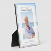 Aangepaste fotomaat in liefdevolle herinnering fotoplaat (Zijkant)