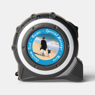 Aangepaste fotomaatband gepersonaliseerde tekst rolmaat