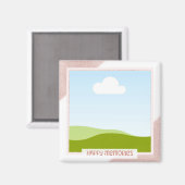 aangepaste fotomagneet magneet (Voorkant / Achterkant)