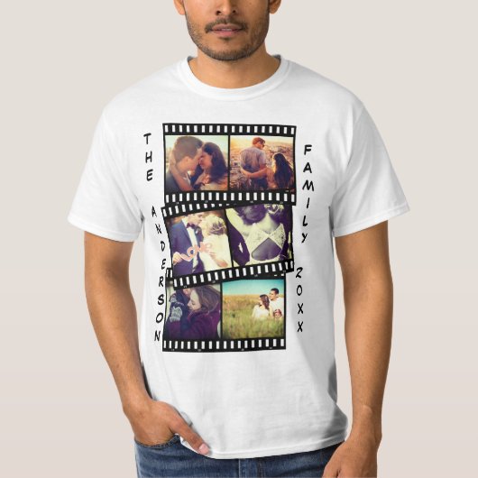 aangepaste fotomontage t-shirt (Voorkant)