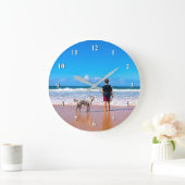 Aangepaste fotomuur - Klok uw huisdierenontwerp -  (Huis)