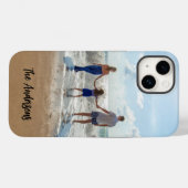 Aangepaste fotonaam Case-Mate iPhone case (Achterkant (horizontaal))