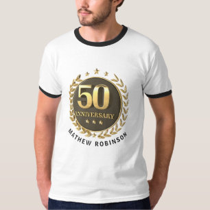 Aangepaste fotonaam Jubileum   MANNEN T-shirt