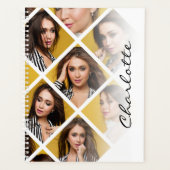 Aangepaste fotonaam Mode Stijl Modern Minimale Planner (Voorkant)