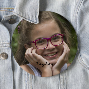 Aangepaste fotonaam ronde Button