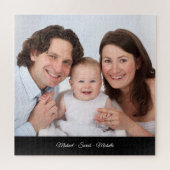 Aangepaste fotonaam Sjabloon Grote puzzel Legpuzzel (Horizontaal)