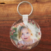 Aangepaste fotonaam sleutelhanger (Voorkant)