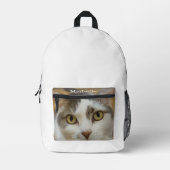 Aangepaste fotonaamtekst Aangepast Bedrukte Rugzak (Voorkant)