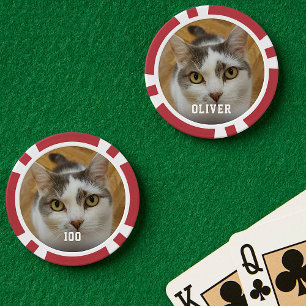 Aangepaste fotonaamtekst Aangepast Poker Chips