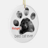 Aangepaste fotopagina afdrukken keramisch ornament (Rechts)