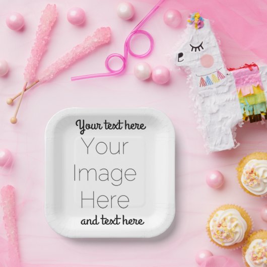 Aangepaste fotopapier bord creëer Uw eigen partij (Feest)