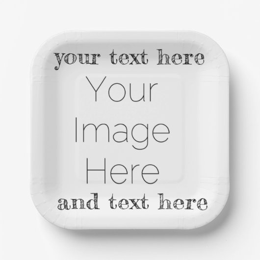 Aangepaste fotopapier bord creëer Uw eigen partij (Voorkant)