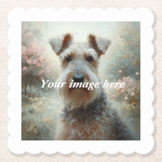 Aangepaste Fotopapier Onderzetters (Voorkant)