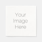 Aangepaste fotopapier servet – gepersonaliseerde b (Voorkant)