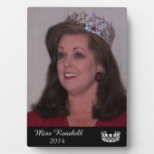 Aangepaste fotoplaquette fotoplaat (voorkant)