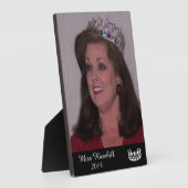 Aangepaste fotoplaquette fotoplaat (Zijkant)