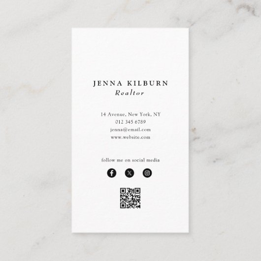 aangepaste fotoreactor visitekaartje (Achterkant)