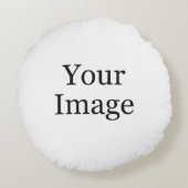 Aangepaste fotoronde piloot rond kussen (Achterkant)