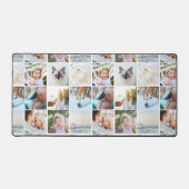 Aangepaste fotorooster collage modern minimalistis bureaumat (Voorkant)