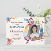 Aangepaste fotoruimte Birthday Kaart (Staand voorkant)