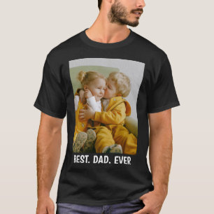 Aangepaste foto's en tekst - Beste vader ooit Vade T-shirt