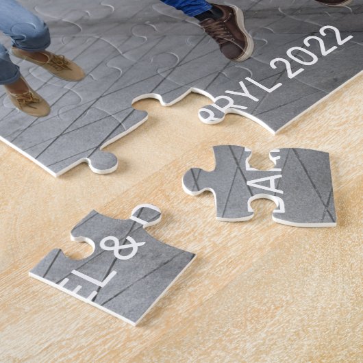 Aangepaste foto's en tekst legpuzzel (Zijkant)