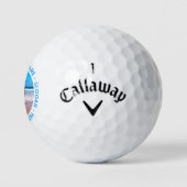 Aangepaste foto's en tekst - Uw eigen ontwerp - Uw Golfballen (Logo)