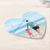 Aangepaste foto's en tekst - Uw eigen ontwerp - Zo Kartonnen Onderzetters (Gekanteld)