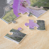 Aangepaste foto's familienaam multi-afbeeldingen legpuzzel (Zijkant)