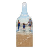 Aangepaste foto's Knipperen uw foto's en tekst Snijplank (Voorkant)