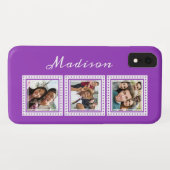 Aangepaste foto's, naam & kleur telefoon cases (Achterkant (horizontaal))