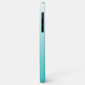 Aangepaste foto's Ombre Aqua Turquoise Seaglass Gr Case-Mate iPhone Case (Achterkant/links)