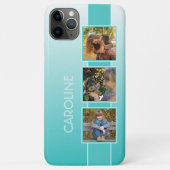 Aangepaste foto's Ombre Aqua Turquoise Seaglass Gr Case-Mate iPhone Case (Achterkant)
