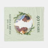 Aangepaste foto's op krans fleece deken (Voorkant (Horizontaal))