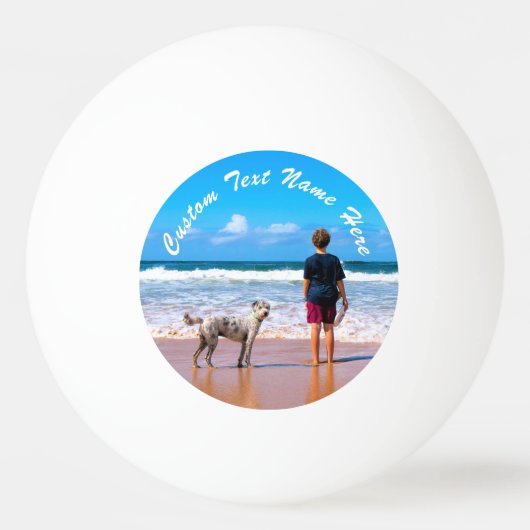Aangepaste foto's pingelen pong Ball Gift Your Pho (Voorkant)