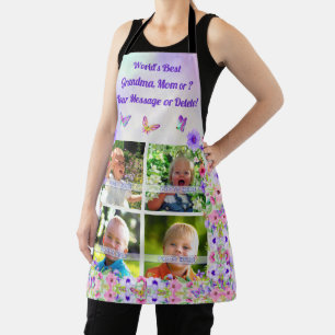 Aangepaste foto's, speciaal voor mam, schort