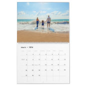 Aangepaste foto's Tekstkalender Uw foto's Gift Kalender (Mar 2026)