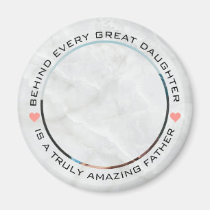 Aangepaste foto's vaderdag magneet