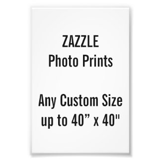 Aangepaste foto's van 4 x 6 inch of aangepast form foto afdruk