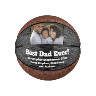 Aangepaste foto's van Fathers Day Basketball Ball Basketbal