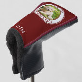 Aangepaste foto's van je naar het Ruff & Back Red Golfheadcover (3/4 voorkant)