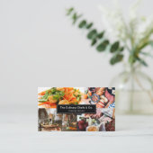 Aangepaste foto's Volledige service Catering Busin Visitekaartje (Staand voorkant)