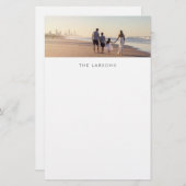 Aangepaste fotoserie en monogram briefpapier (Voorkant / Achterkant)